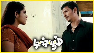 Dishyum Tamil Movie  Jiiva confesses his Love for Sandhya  Jiiva  Sandhya  Pakru  Nassar [upl. by Ialda]