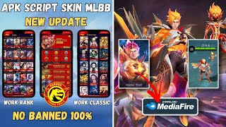 Apk Script ML Skin 2024 No Ban  Apk Unlock All Skin Mlbb 2024  Script Skin ML  Reborn imoba 2024 [upl. by Annaehs976]