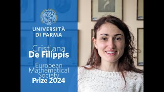 Cristiana De Filippis European Mathematical Society Prize 2024 [upl. by Ynnattirb]