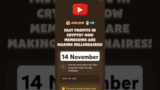 FAST PROFITS IN CRYPTO HOW MEMECOINS ARE MAKING MILLIONAIRES  MEMEFI VIDEO CODE [upl. by Callida]