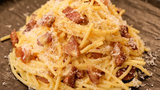 Carbonara  5 Ingredient Quick and Elegant Meal [upl. by Antonio869]