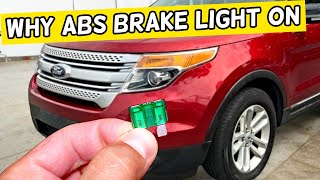 Why ABS Brake Light On Ford Explorer 2011 2012 2013 2014 2015 [upl. by Benioff358]