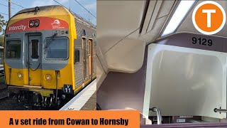 Vlog 33 a v set ride from Cowan to Hornsby [upl. by Jarlathus]