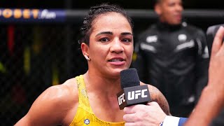 Viviane Araujo Octagon Interview  UFC Vegas 81 [upl. by Walley494]