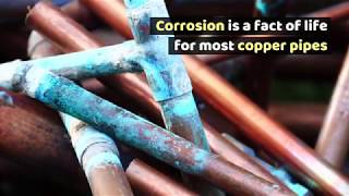 How to Clean Corrosion Off of Copper Pipe Joints [upl. by Naj]