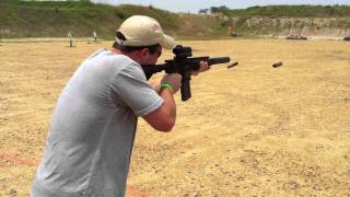 Suppressed 300 Blackout SBR full auto  2011 Silencer Shoot [upl. by Kerk]