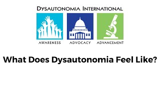 What Does Dysautonomia Feel Like [upl. by Burra]