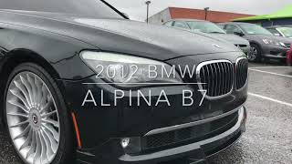 2012 BMW ALPINA B7 For Sale  Rare Car [upl. by Aneerb]