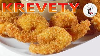 Vyprážané krevety  Fried Shrimp  Vnučkine recepty [upl. by Wehttam]