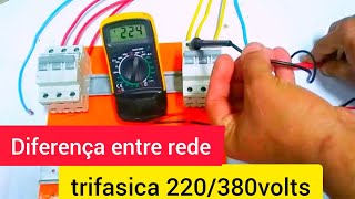 Rede trifásica 220 volts e trifásica 380 volts [upl. by Silvers294]