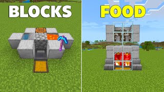 7 MINI Farms for Beginners in Minecraft Bedrock 118 [upl. by Vittoria]