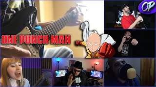 quotSeijaku no Apostlequot One Punch Man OP 2 ENGLISH Cover  SUPER COLLAB [upl. by Cynthie]