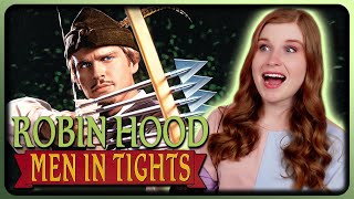 I cant stop laughing from ROBIN HOOD MEN IN TIGHTS  First Time Reaction [upl. by Ocinemod]