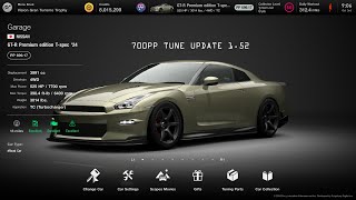 Gran Turismo 7 GTR Tspec24 700pp tune update 152 [upl. by Ahsea]