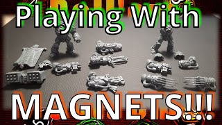 Magnetizing some Warhammer 40K Deathwing Terminators [upl. by Aneleairam]