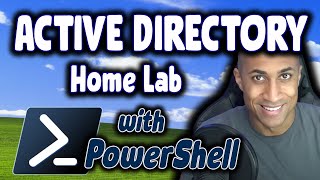 How to Setup a Basic Home Lab Running Active Directory Oracle VirtualBox  Add Users wPowerShell [upl. by Ayerhs]