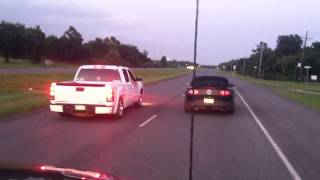 50 mustang vs Denali dead stop [upl. by Ylim]