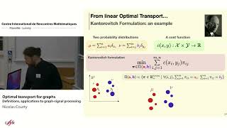 Nicolas Courty Optimal transport for graphs definitions applications to graphsignal processing [upl. by Eyaj]