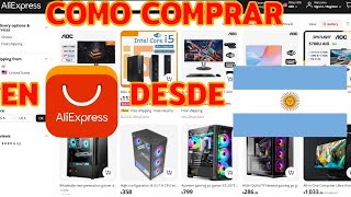 COMO COMPRAR EN ALIEXPRESS DESDE ARGENTINA 2024 [upl. by Asinet90]