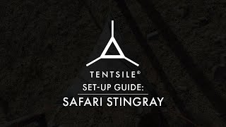 How to setup the Tentsile Safari Stingray 3Person Tree Tent [upl. by Nawiat118]