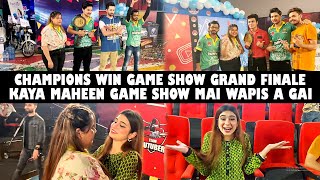 Champions Win Grand Finale  Kaya Maheen Game Show Mai Wapis A Gai  KASHAF ANSARI VLOG [upl. by Hayward]