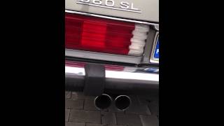 mercedes R107 sound  real low revs [upl. by Linad]