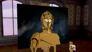 C3PO painted in VR with Vermillion  part 2 [upl. by Navy543]