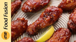 Spicy BBQ Chicken Wings Recipe by Food Fusion [upl. by Conrade]