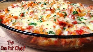 Cheesy Bacon Pasta Bake  One Pot Chef [upl. by Enneirda142]