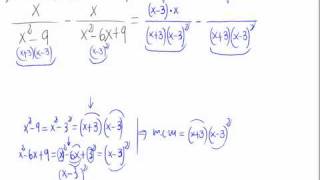 Resta de fracciones algebraicas 2 [upl. by Naes]