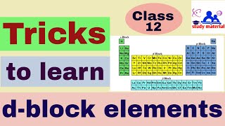 Tricks to learn dblock elements in few secondsClass 2 Learn d block elements  d block elements [upl. by Hultin]