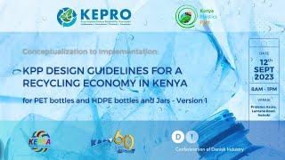 KEPROKPP Design Guidelines Workshop for a Recycling Economy in Kenya [upl. by Perla]