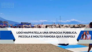 Lido Mappatella una spiaggia pubblica piccola e molto famosa qui a Napoli [upl. by Ammamaria809]