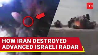 Iranian Guided Missile Destroys Hightech Israeli Radar At Nevatim Iran Releases Video From Oct 1 [upl. by Anawd]