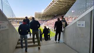 Atalanta Gewiss Stadium tribuna rinascimento [upl. by Machute]