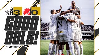 SANTOS 3 x 0 VILA NOVA  GOLS  BRASILEIRÃO SÉRIE B 021124 [upl. by Nosae]