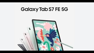 Samsung S7 FE 6GB 128GB TabSamsung Tablet unboxing [upl. by Akirrehs]