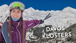 Grandioser Skitag in Davos Klosters Skigebiet mit 300 Pistenkilometern [upl. by Yenwat234]