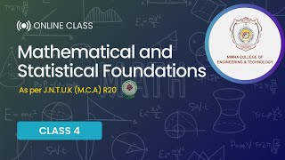 MSF JNTUK R20  UNIT  2  Sampling and Estimation Theory  Class 4  Telugu NimraCollegeMCA [upl. by Goodill]