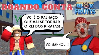 A MELHOR FRASE GANHA CONTA DE BLOX FRUITS FIQUEI PIRADO COM AS FRASES  Roblox [upl. by Rozamond]