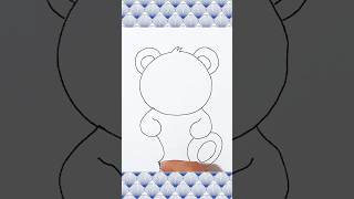 How to draw a teddy bear shorts [upl. by Alimaj617]