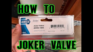 HOW TO Replace Jabsco Joker Valve on Jabsco Toilet [upl. by Ynobe]