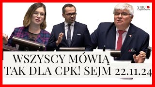 Sejm Obywatelski projekt TAK dla CPK zebrał prawie 200 tys podpisów [upl. by Maxama339]