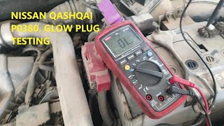 Nissan Qashqai failed inspection p0380 how to test the glow plugs [upl. by Downes]