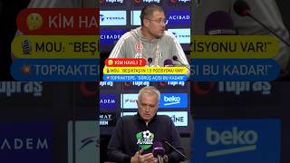 🤔 Sizce kim haklı Serdar Topraktepe mi Jose Mourinho mu [upl. by Llemij352]