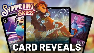 SHIMMERING SKIES New Cards Revealed  Mufasa Legendary Card Merlin Turtle Bucky Errata and More [upl. by Einafpets734]