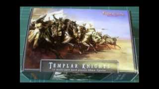 Miniature Review  28mm Plastic Templar Knights from Fireforge Games [upl. by Htor397]