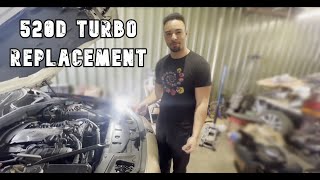 BMW F10 520d Turbo Removal  N47D20C [upl. by Amalea50]