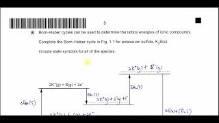 970142MJ24Q1 Cambridge International A Level Chemistry 9701 MayJune 2024 Paper 42 Q1 [upl. by Aiouqes]