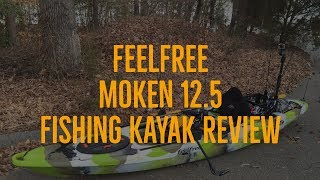 FeelFree Moken 125 Fishing Kayak Review and Tour [upl. by Ettelloc]